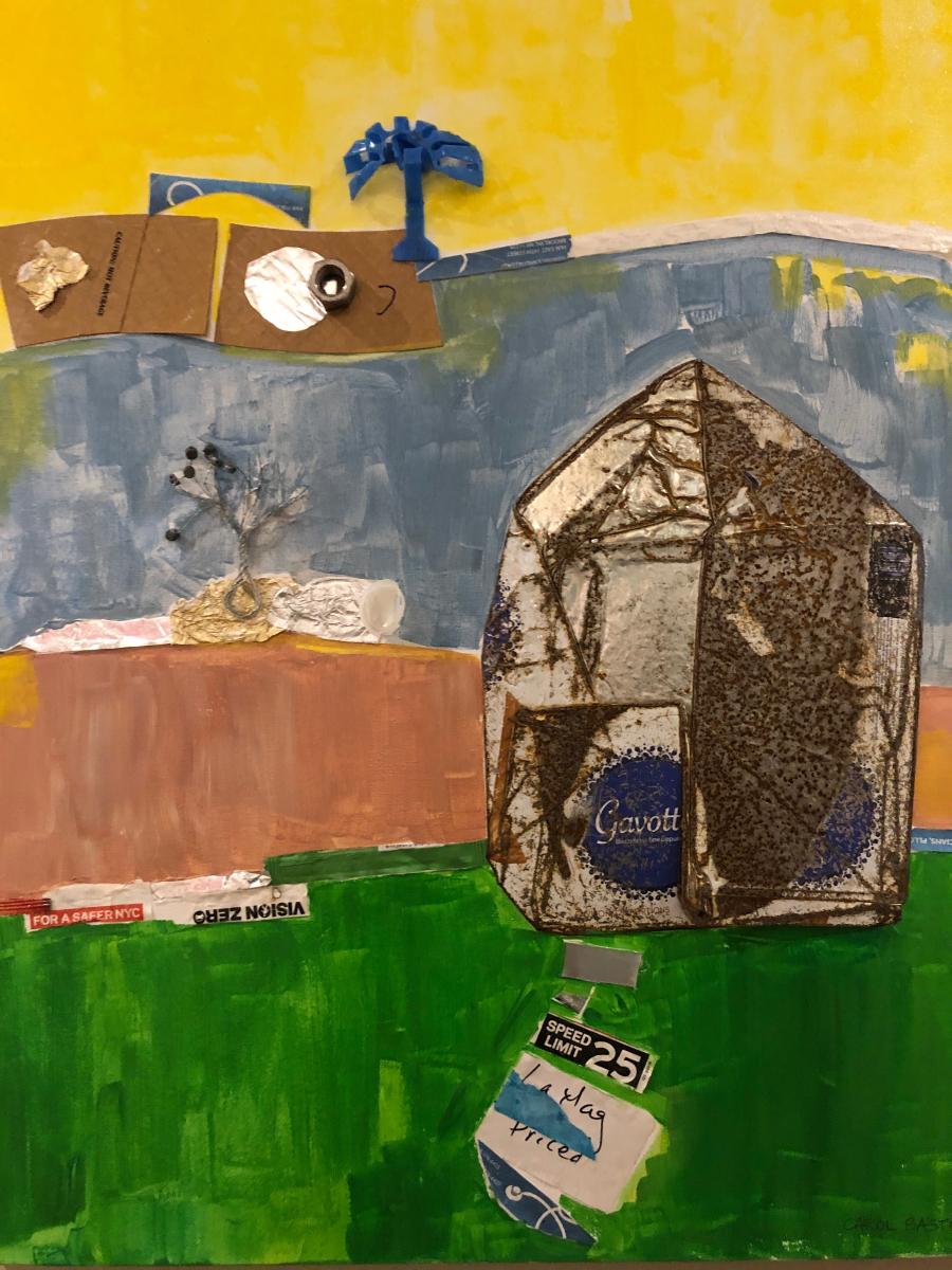Farmhouse
Collected on Park Ave. from 87th-79th Streets
24" x 30" : New York City Collages : ART UNDERFOOT :: CAROL BASTIEN