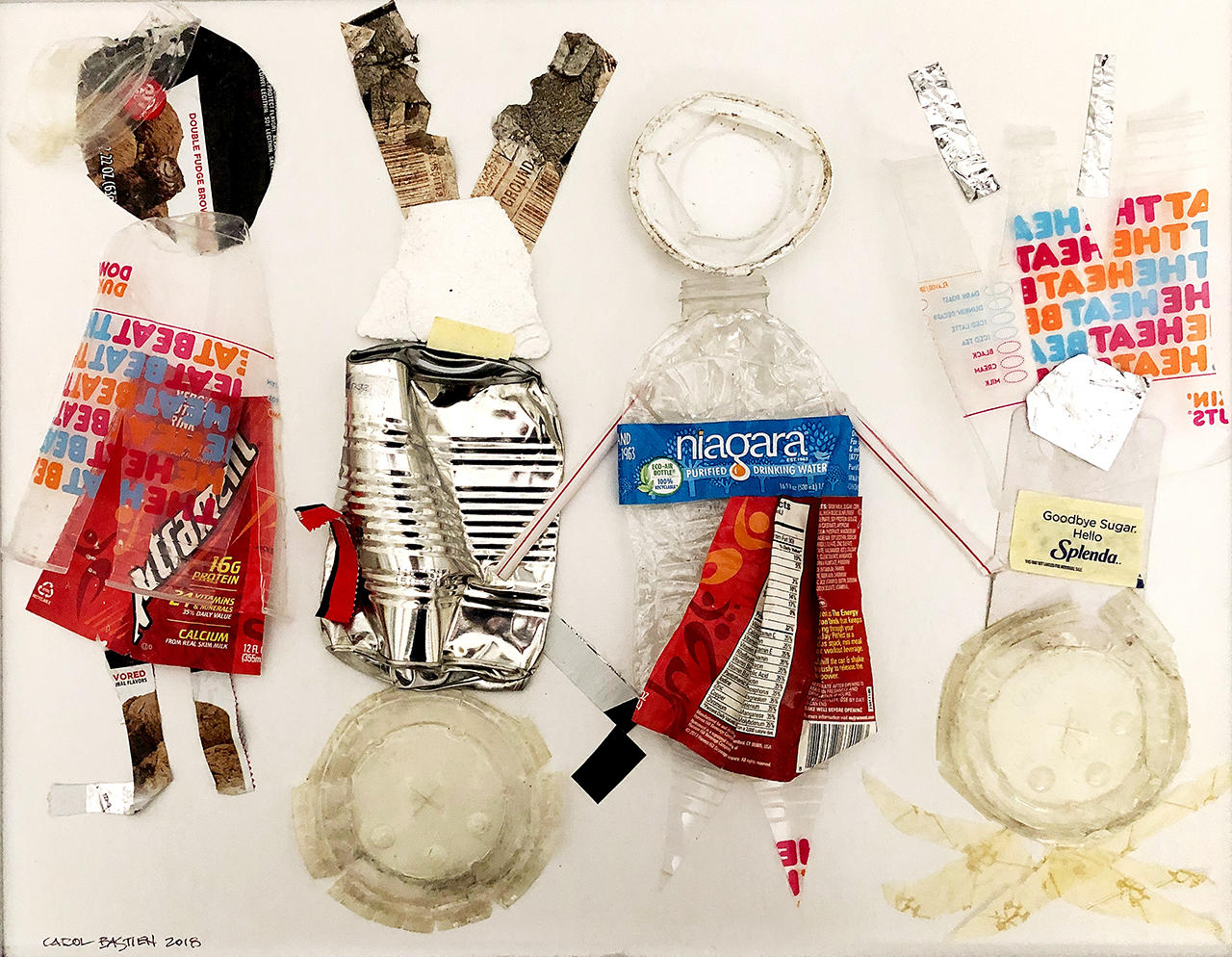 Head Over Heals
Collected from 86th & Lexington Avenue
20" x 16"
SOLD : New York City Collages : ART UNDERFOOT :: CAROL BASTIEN