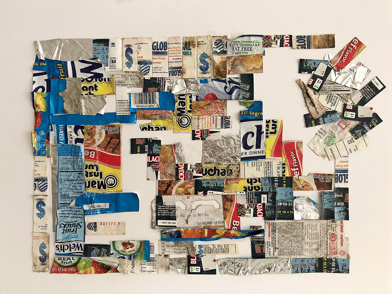 Incomplete Puzzle
Collected from the Shell Gas Station, corner of Military & Northlake Blvd, PB Gardens : Florida Collages : ART UNDERFOOT :: CAROL BASTIEN