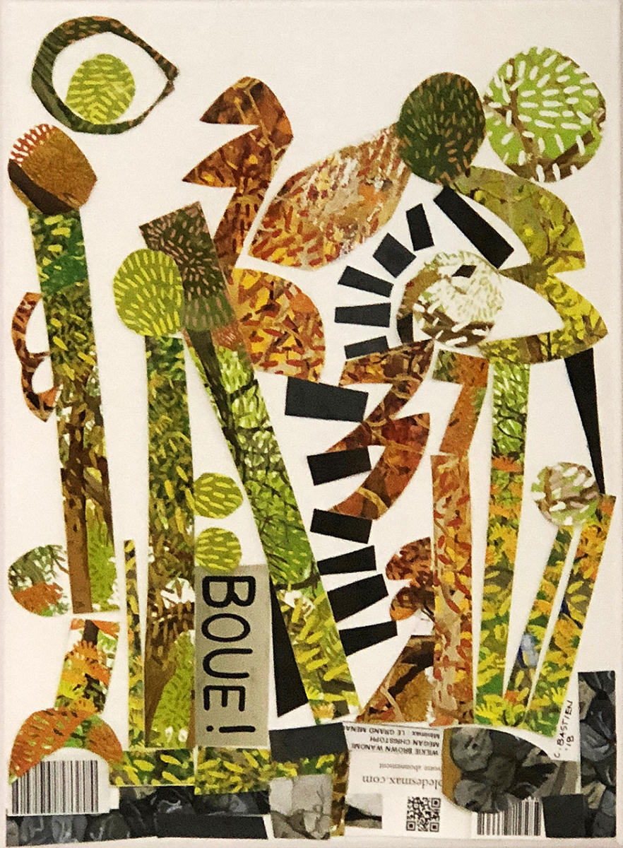 Boue!
Collected on 3rd 
Avenue in the 80's
SOLD : New York City Collages : ART UNDERFOOT :: CAROL BASTIEN