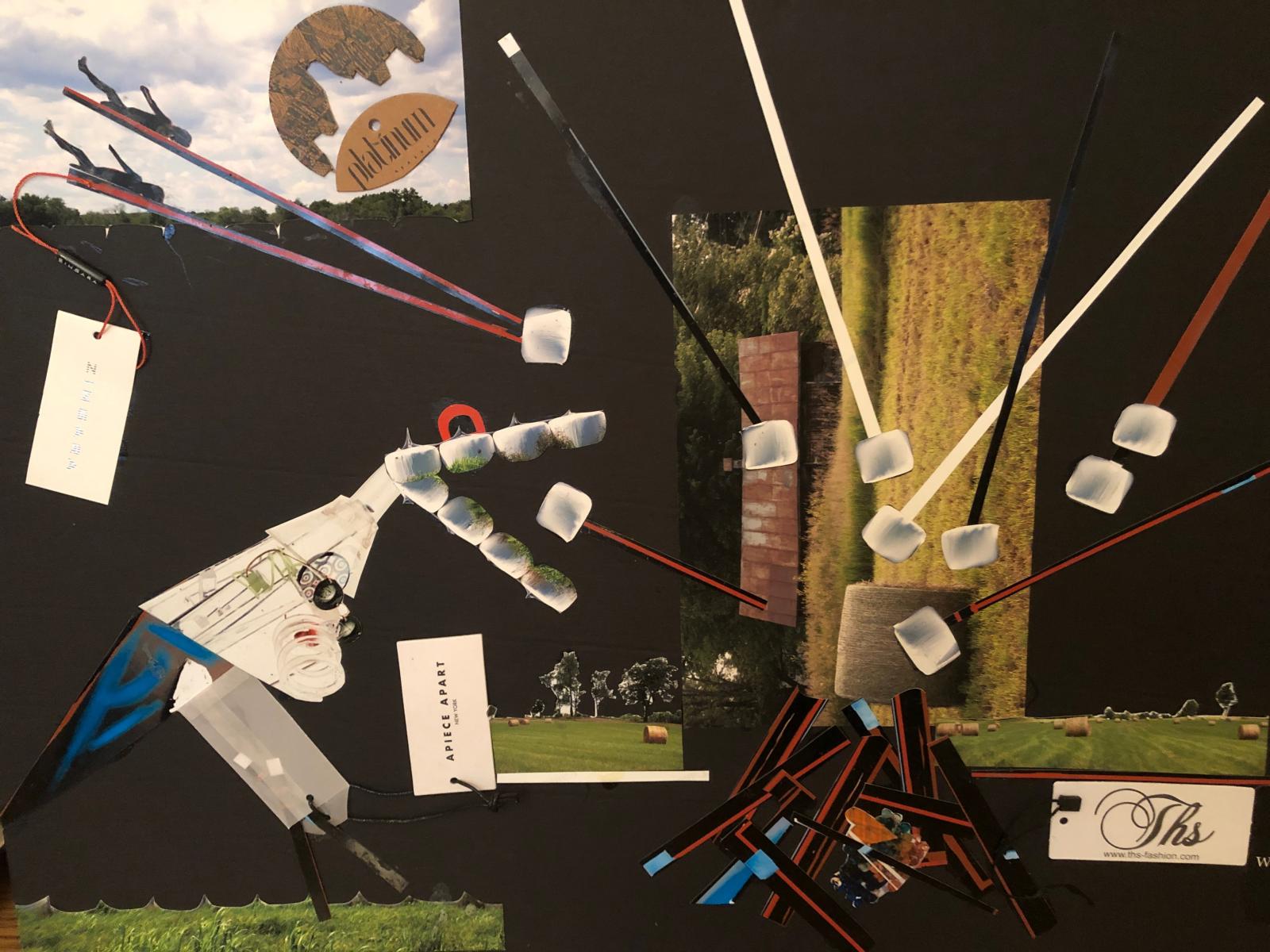 Marshallow Roasting
30" x 20" : General Collages : ART UNDERFOOT :: CAROL BASTIEN