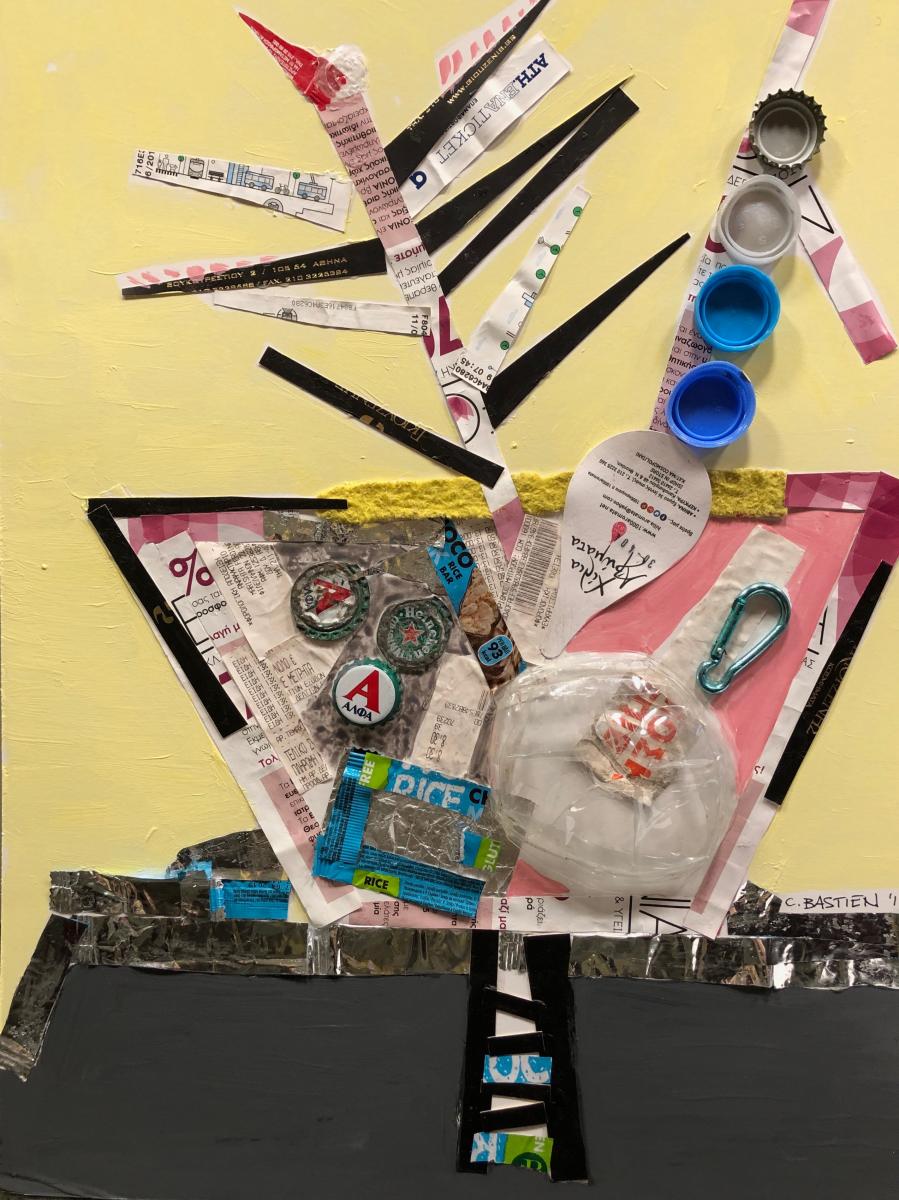 Tabletop
Collected from the streets of AThens
15" x 20" : Greece Collages : ART UNDERFOOT :: CAROL BASTIEN