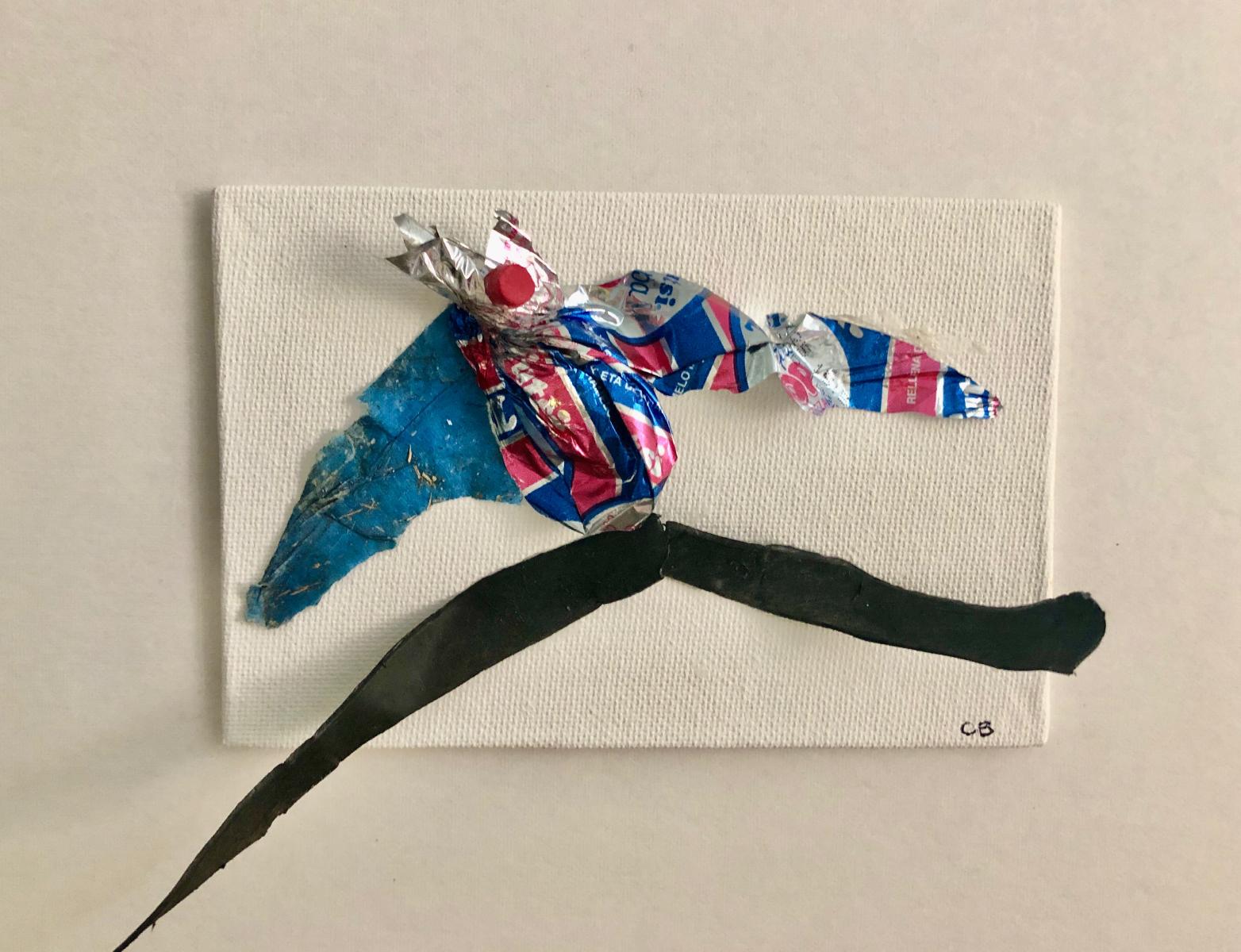 Taking Flight
Collected from The Cabo del Sol Ocean Golf Course
6" x 4"
 : Mexico Collages : ART UNDERFOOT :: CAROL BASTIEN
