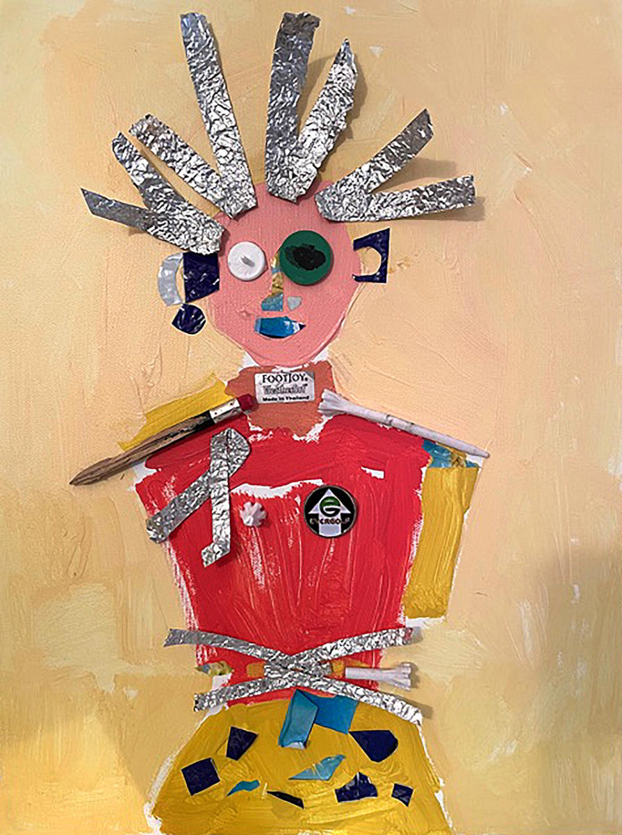 Torso
Collected from the Tradition Golf Course
12"w x 16" h : Florida Collages : ART UNDERFOOT :: CAROL BASTIEN