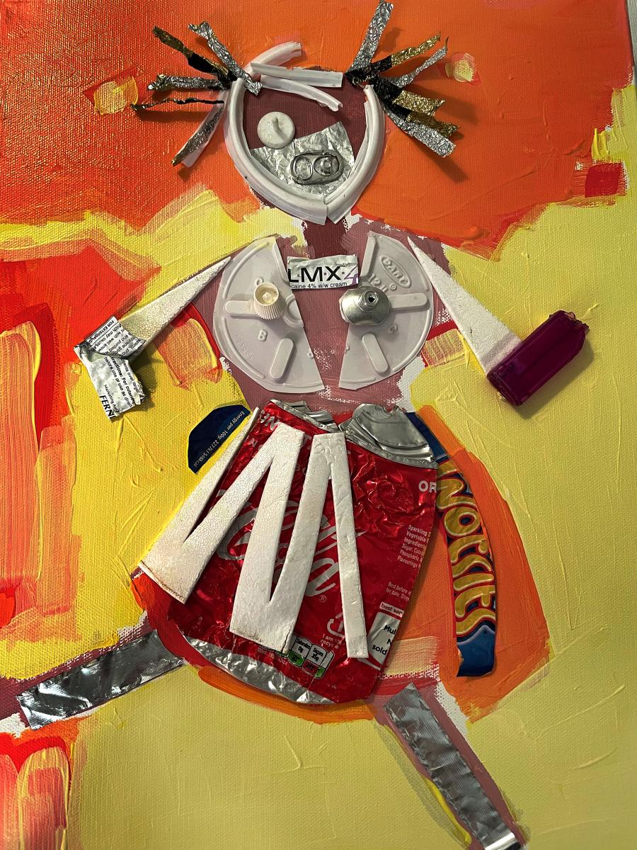 Party Day
Collected from Sloane Street, London
12"w x 16"h : England Collages : ART UNDERFOOT :: CAROL BASTIEN