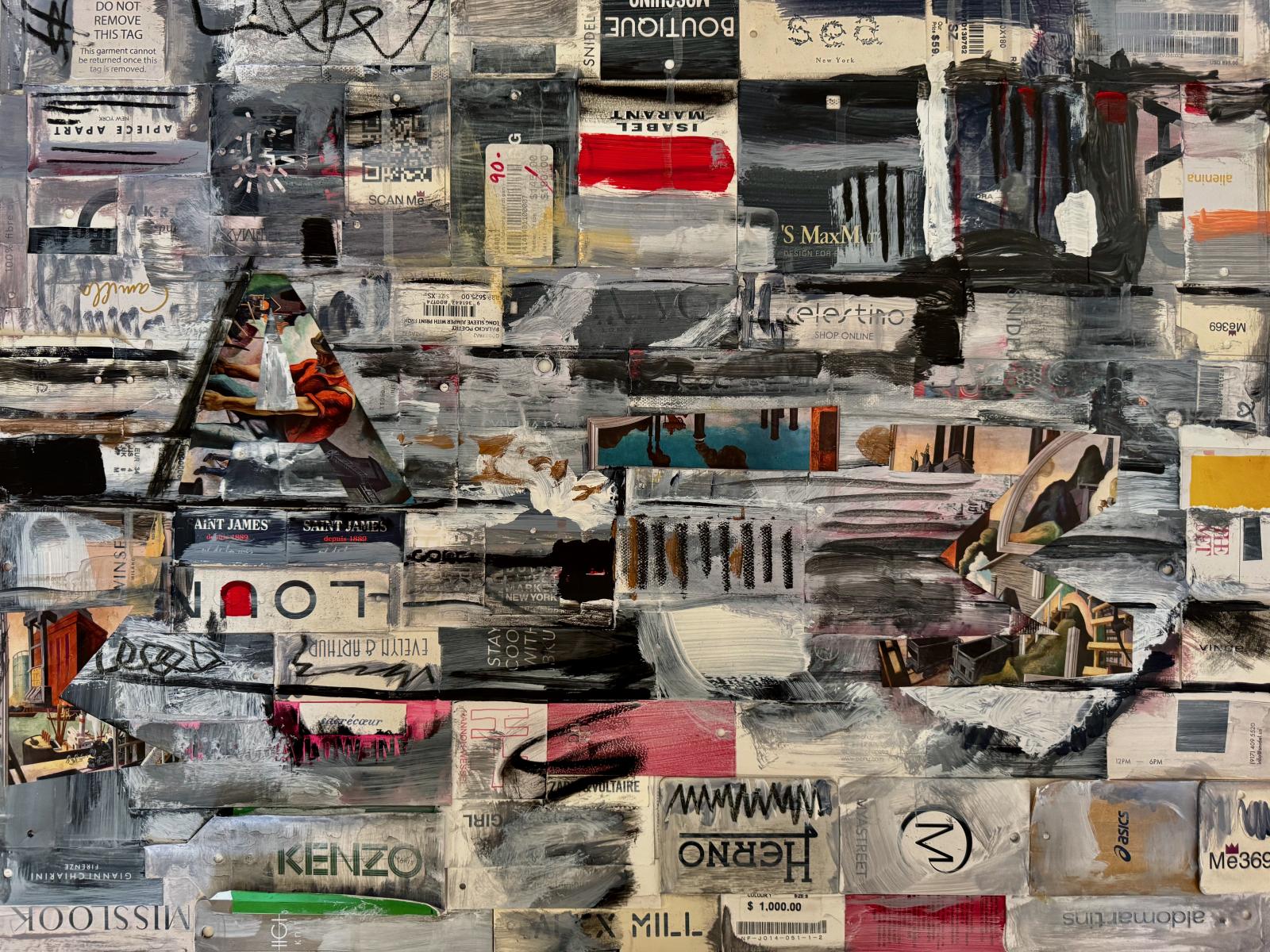 My FashionLabels
24" W x 20" H : Paintings : ART UNDERFOOT :: CAROL BASTIEN